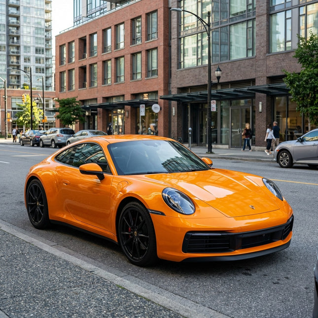 MOSFA TPU Bright Orange Gloss PPF | 7.5mil Paint Protection Film | Self-Healing