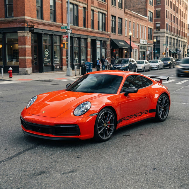 MOSFA TPU Crystal Orange Red Gloss PPF | 7.5mil Paint Protection Film | Self-Healing