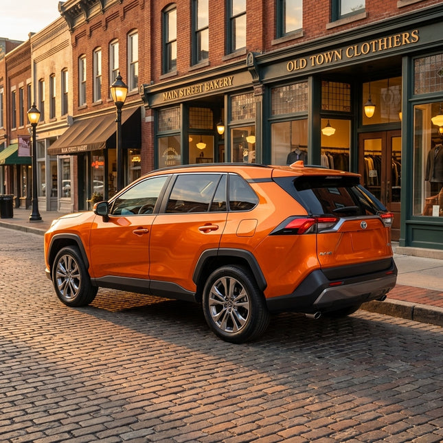 MOSFA Crystal Flame Orange Vinyl Wrap | 6.5mil PET | Crystal Gloss | Air Release