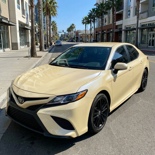 MOSFA Sahara Yellow Vinyl Wrap | 6.5mil PET | Crystal Gloss | Air Release