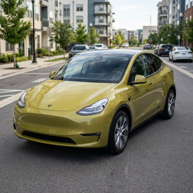 MOSFA Cloud Dawn Yellow Vinyl Wrap | 6.5mil PET | Crystal Gloss | Air Release