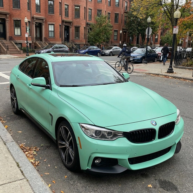 MOSFA Matte Hazy Green Vinyl Wrap | 6.5mil PET | Solid Matte | Air Release