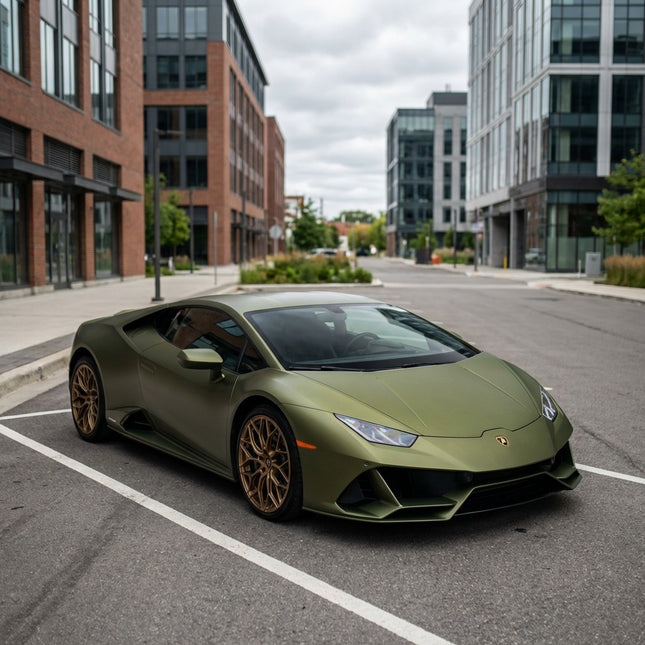 MOSFA Matte Moss Green Vinyl Wrap | 6.5mil PET | Solid Matte | Air Release