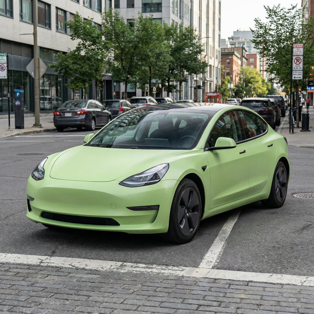 MOSFA Matte Avocado Green Vinyl Wrap | 6.5mil PET | Solid Matte | Air Release