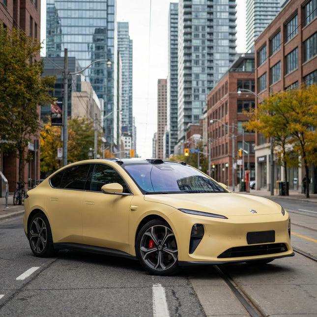 MOSFA Matte Cloud Dawn Yellow Vinyl Wrap | 6.5mil PET | Solid Matte | Air Release