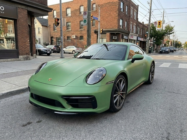 MOSFA Matte Dysprosium Green Vinyl Wrap | 6.5mil PET | Solid Matte | Air Release