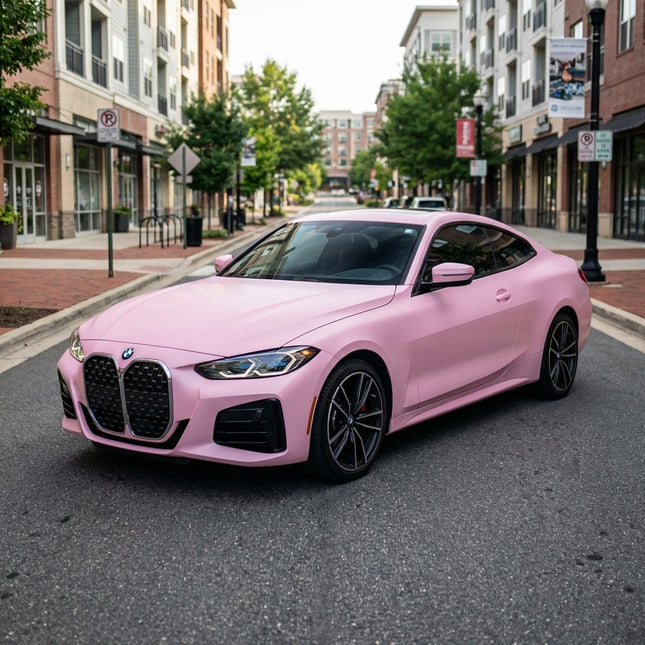 MOSFA Matte Begonia Pink Vinyl Wrap | 6.5mil PET | Solid Matte | Air Release