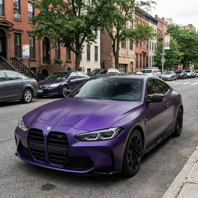MOSFA Matte GT Violet Vinyl Wrap | 6.5mil PET | Solid Matte | Air Release