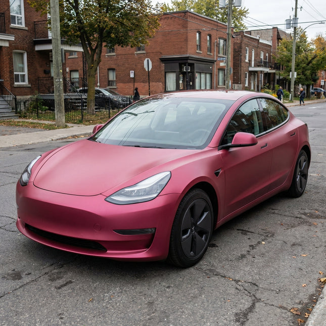 MOSFA Tulip Pink Vinyl Wrap | 6.5mil PET | Solid Matte | Air Release