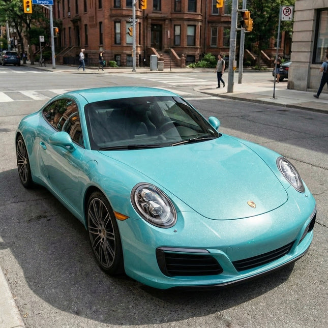 MOSFA Pearlescent Robin Egg Blue Vinyl Wrap | 6.5mil PET | Pearl Gloss | Air Release