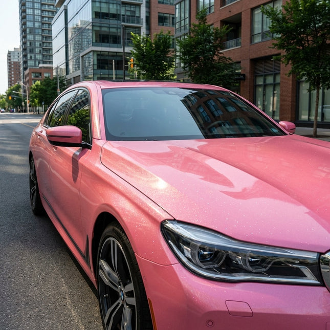 MOSFA Pearlescent Pink Vinyl Wrap | 6.5mil PET | Pearl Gloss | Air Release