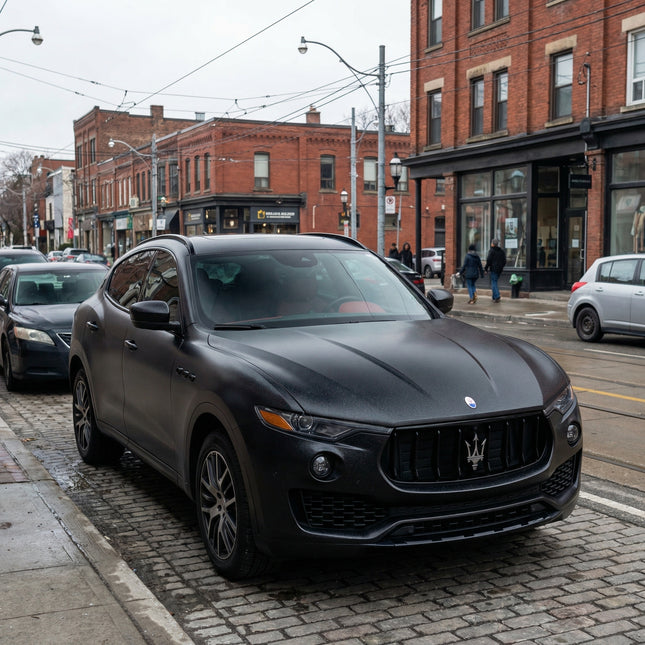 MOSFA TPU Satin Starlight Black PPF | 7.5mil Paint Protection Film | Self-Healing