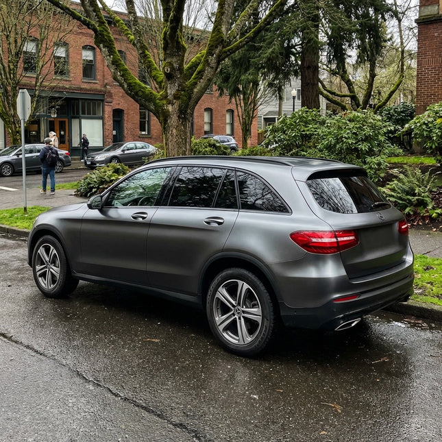 MOSFA TPU Satin Lolita Metallic Silver PPF | 7.5mil Paint Protection Film | Self-Healing