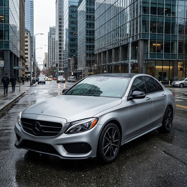 MOSFA TPU Alexander Silver Satin PPF | 7.5mil Paint Protection Film | Self-Healing