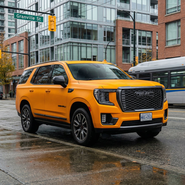 MOSFA TPU Matte Maple Leaf Yellow PPF | 7.5mil Paint Protection Film | Self-Healing