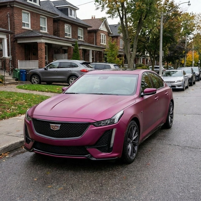 MOSFA TPU Brilliant Magenta (Matte) PPF | 7.5mil Paint Protection Film | Self-Healing