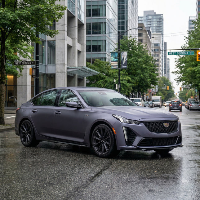 MOSFA TPU Ultra Matte Misty Grey Purple PPF | 7.5mil Paint Protection Film | Self-Healing