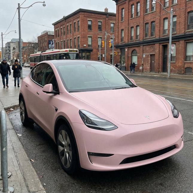 MOSFA TPU Matte liquid metal Shell Pink PPF | 7.5mil Paint Protection Film | Self-Healing