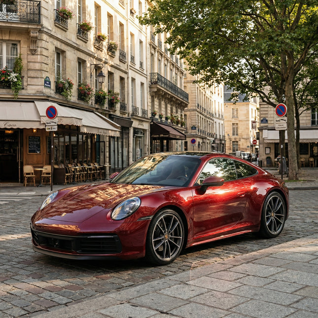 MOSFA Cherry Red Vinyl Wrap | 6.5mil PET | Metallic Gloss | Air Release