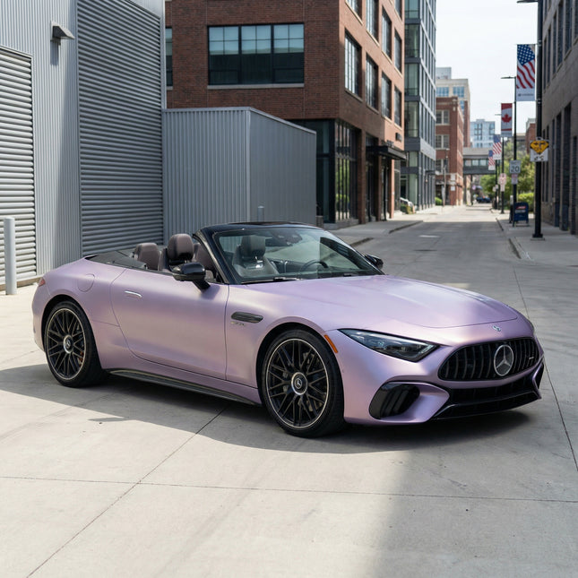 MOSFA Matte Sunset Glow Purple Vinyl Wrap | 6.5mil PET | Solid Matte | Air Release
