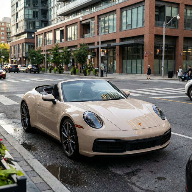 MOSFA Premium Mocha Beige Vinyl Wrap | 6.5mil PET | Crystal Gloss | Air Release