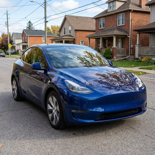 MOSFA Navarra Blue Elite Vinyl Wrap | 6.5mil PET | Crystal Gloss | Air Release