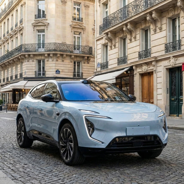 MOSFA Shark Blue Luxury Vinyl Wrap | 6.5mil PET | Crystal Gloss | Air Release