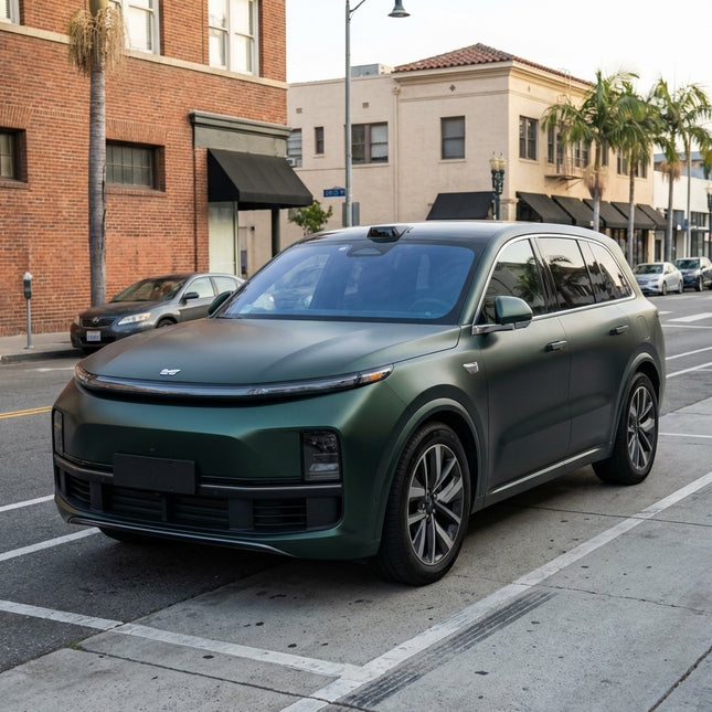 MOSFA Ultra Matte Ink Green Water-Reactive Vinyl Wrap | 6.5mil PET | Metallic Matte | Air Release