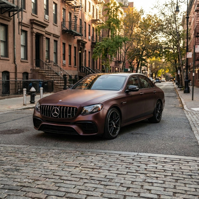 MOSFA Ultra Matte Black Phantom Red Vinyl Wrap | 6.5mil PET | Metallic Matte | Air Release