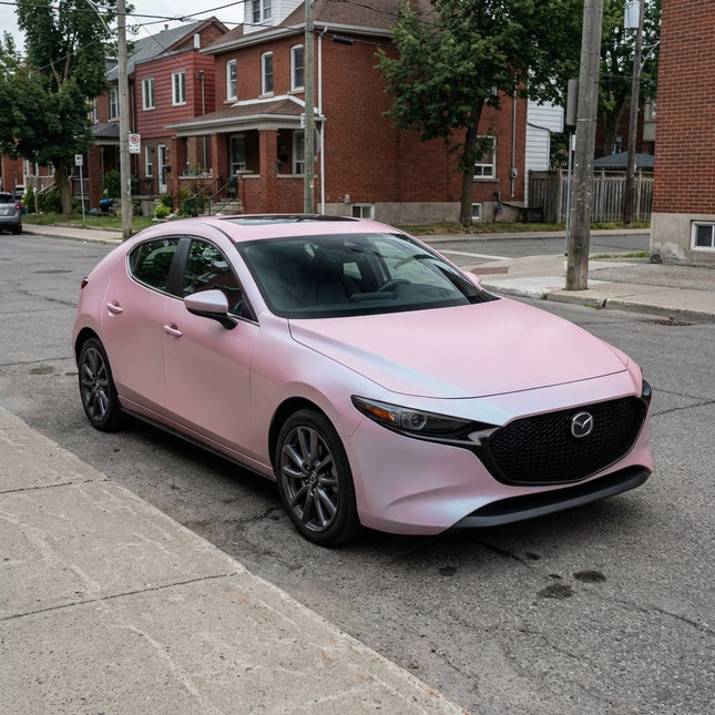 MOSFA Ultra Matte Floral Joy Pink Vinyl Wrap | 6.5mil PET | Metallic Matte | Air Release