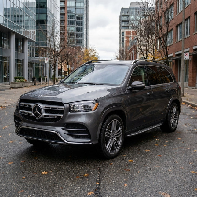 MOSFA Ultra Gloss Metallic Deep Gray Vinyl Wrap | 6.5mil PET | Metallic Gloss | Air Release