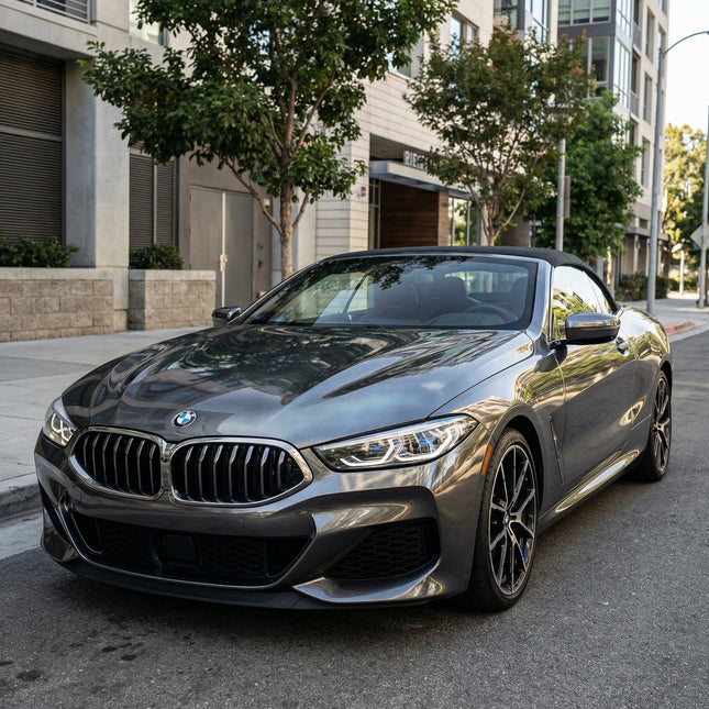 MOSFA Ultra Gloss Metallic Tungsten Steel Vinyl Wrap | 6.5mil PET | Metallic Gloss | Air Release