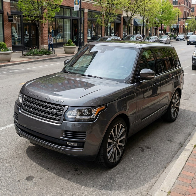 MOSFA Ultra Gloss Metallic Titanium Gray Vinyl Wrap | 6.5mil PET | Metallic Gloss | Air Release