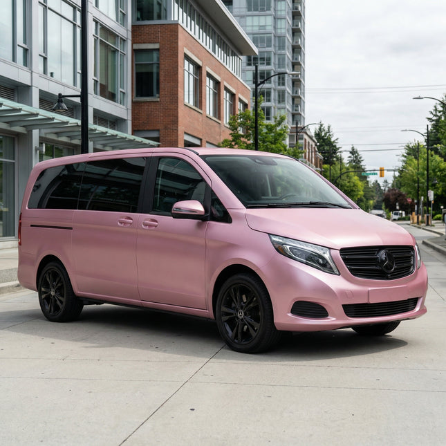 MOSFA Matte Metallic Passion Pink Vinyl Wrap | 6.5mil PET | Metallic Matte | Air Release