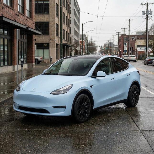 MOSFA Macaron Jazz Blue Vinyl Wrap | 6.5mil PET | Iridescent Gloss | Air Release