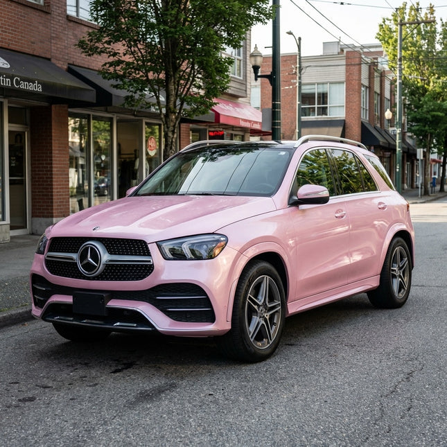 MOSFA Super Iridescent Sakura Pink Vinyl Wrap | 6.5mil PET | Iridescent Gloss | Air Release