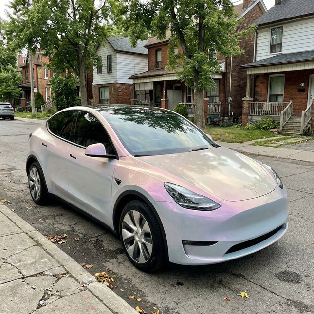 MOSFA Dreamy Volcanic Gray Vinyl Wrap | 6.5mil PET | Iridescent Gloss | Air Release