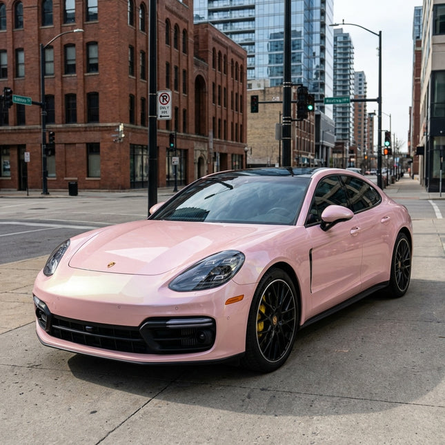 MOSFA Dreamy Rouge Pink Vinyl Wrap | 6.5mil PET | Iridescent Gloss | Air Release