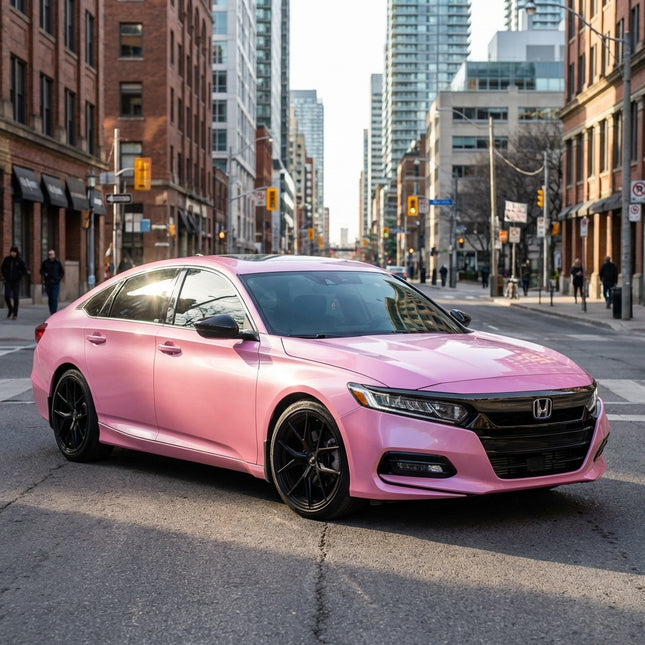 MOSFA Dreamy Racing Pink Vinyl Wrap | 6.5mil PET | Iridescent Gloss | Air Release