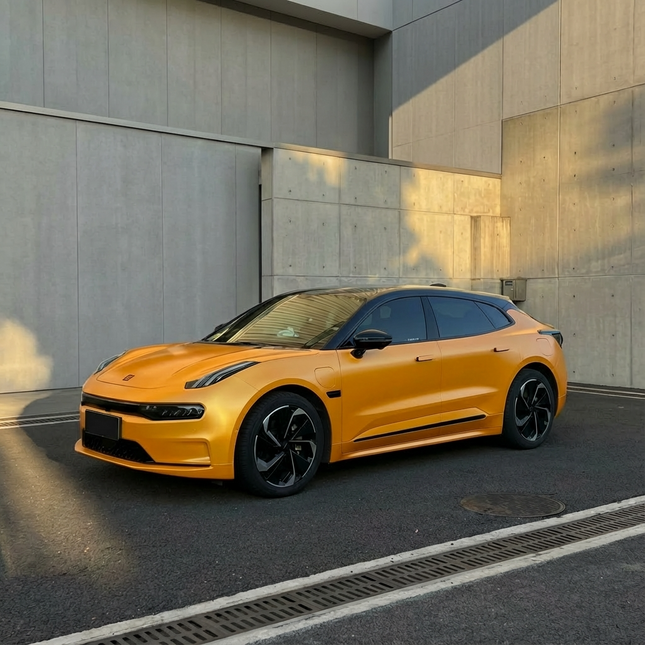 MOSFA Electric Heat Wave Yellow Vinyl Wrap | 6.5mil PET | Electro Metallic Matte | Air Release