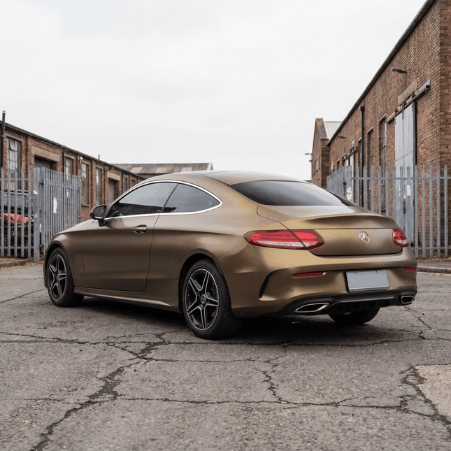 MOSFA Electric Gold Brown Vinyl Wrap | 6.5mil PET | Electro Metallic Matte | Air Release