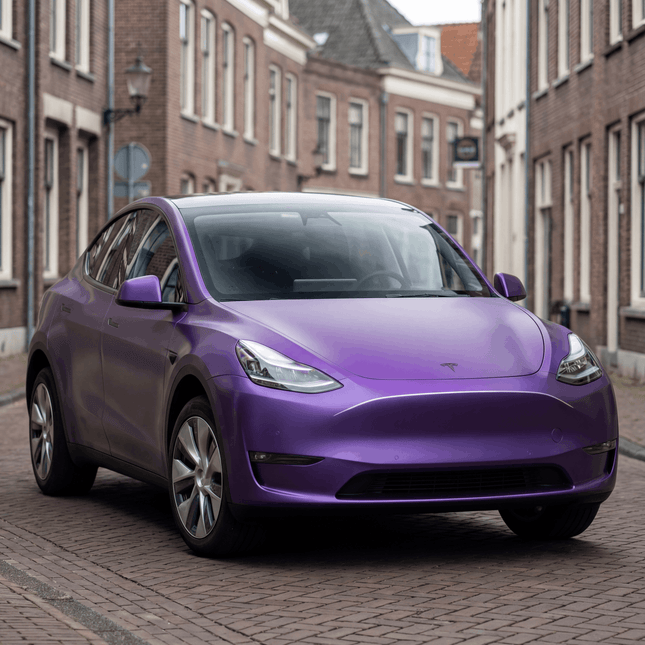 MOSFA Electric Grape Purple Vinyl Wrap | 6.5mil PET | Electro Metallic Matte | Air Release