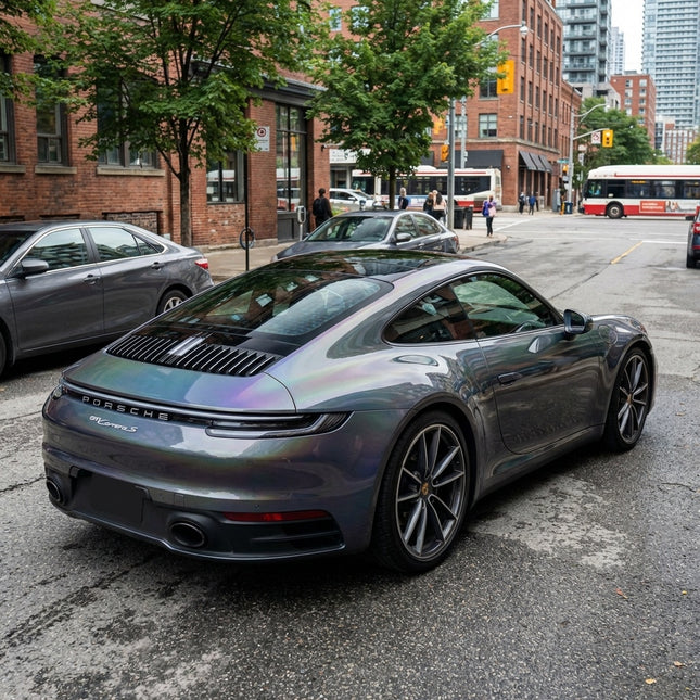 MOSFA Splendid Gray Vinyl Wrap | 6.5mil PET | Laser Gloss | Air Release