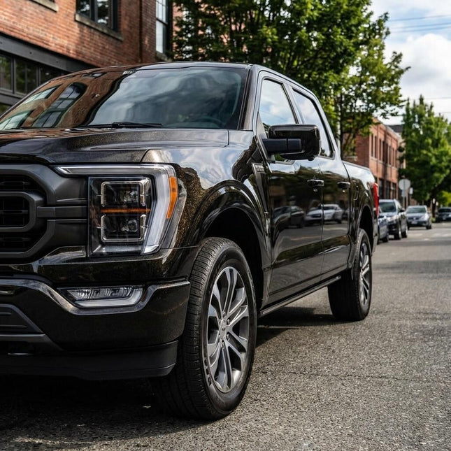 MOSFA Glossy Heavy Metal Havana Black Vinyl Wrap | 6.5mil PET | Metallic Gloss | Air Release