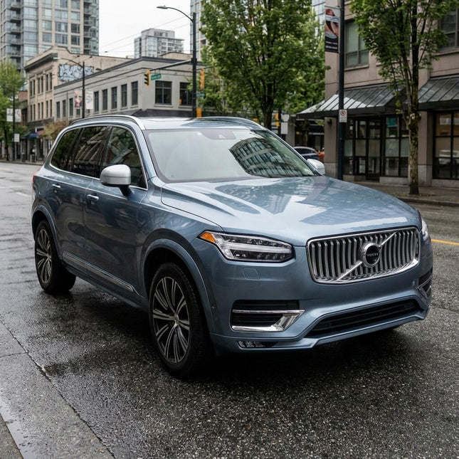 MOSFA Glossy Heavy Metal Storm Blue Vinyl Wrap | 6.5mil PET | Metallic Gloss | Air Release