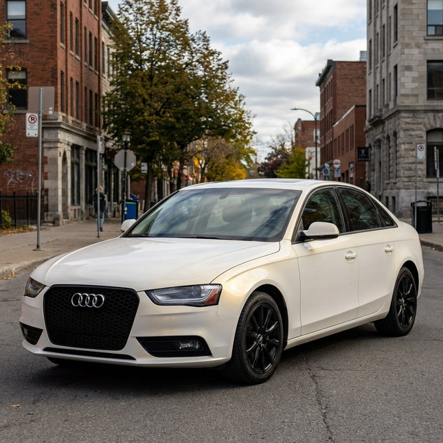 MOSFA High Gloss Ceramic White-to-Gold Vinyl Wrap | 6.5mil PET | Color Shift Gloss | Air Release