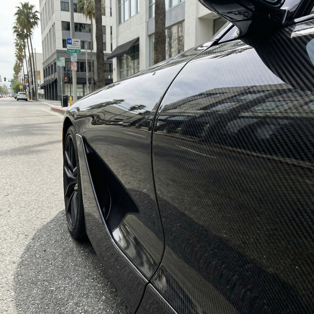 MOSFA 5D Carbon Fiber Vinyl Wrap | 6.5mil PET | Special Texture Gloss | Air Release